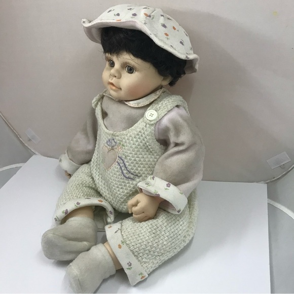 Collectors Vintage 20” baby boy Doll 1999 Rich by Nina #090423 original clothes - Picture 2 of 16